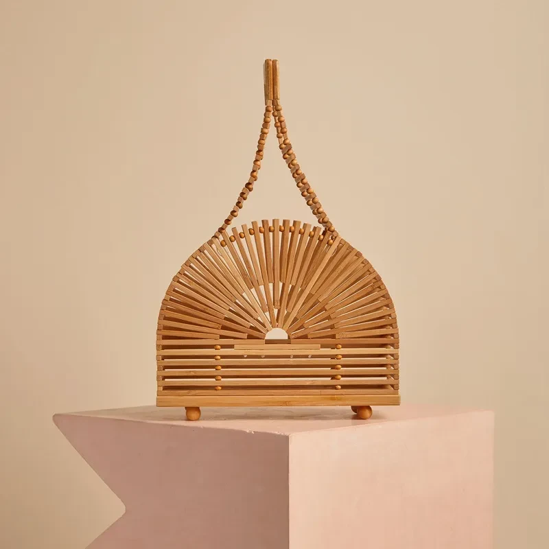 Bamboo Basket Bag