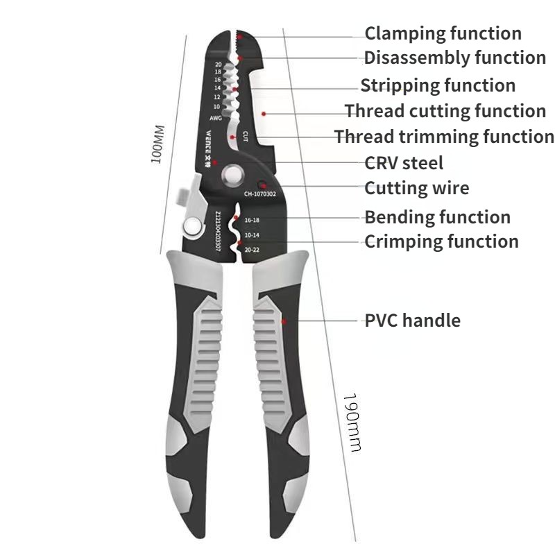Extreme Cut High-Performance Wire Stripping Plier