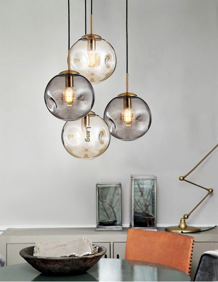 LED Glass Chandelier
