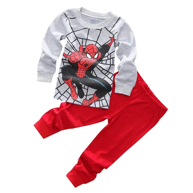 Color: Orange, Kid Size: 8T - kids pajamas set baby pijama boys animal sleepwear girls cute soft nightwear children clothing homewear