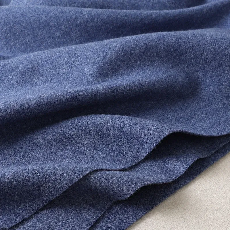 Color: Beige - New 62 Color Winter Scarf For Women Long Warm Cashmere Scarves Hijab Solid Lady Shawl Wrap Female Pashmina Bandana Head Scarfs