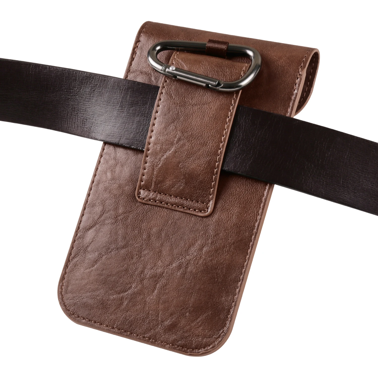 Color: black, Material: aluminum - Leather Phone Belt Clip Case Men Waist Bag For Samsung Galaxy S25 S24 S23 Ultra S22 Plus S21 FE A53 A54 A55 A56 5G Holster Pouch