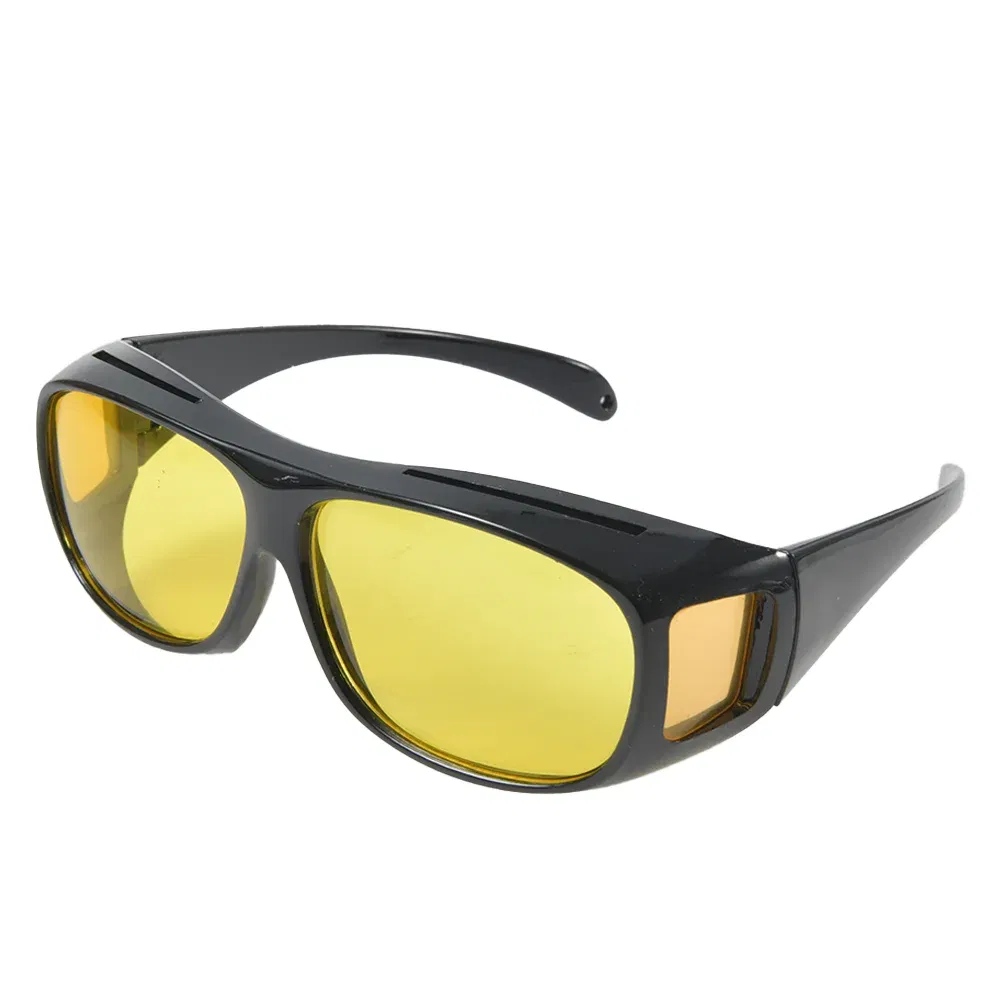 Color Name: Silver - Car Night Vision Sunglasses Night Driving Glasses Driver Goggles Unisex Sun Glasses UV Protection    Sunglasses