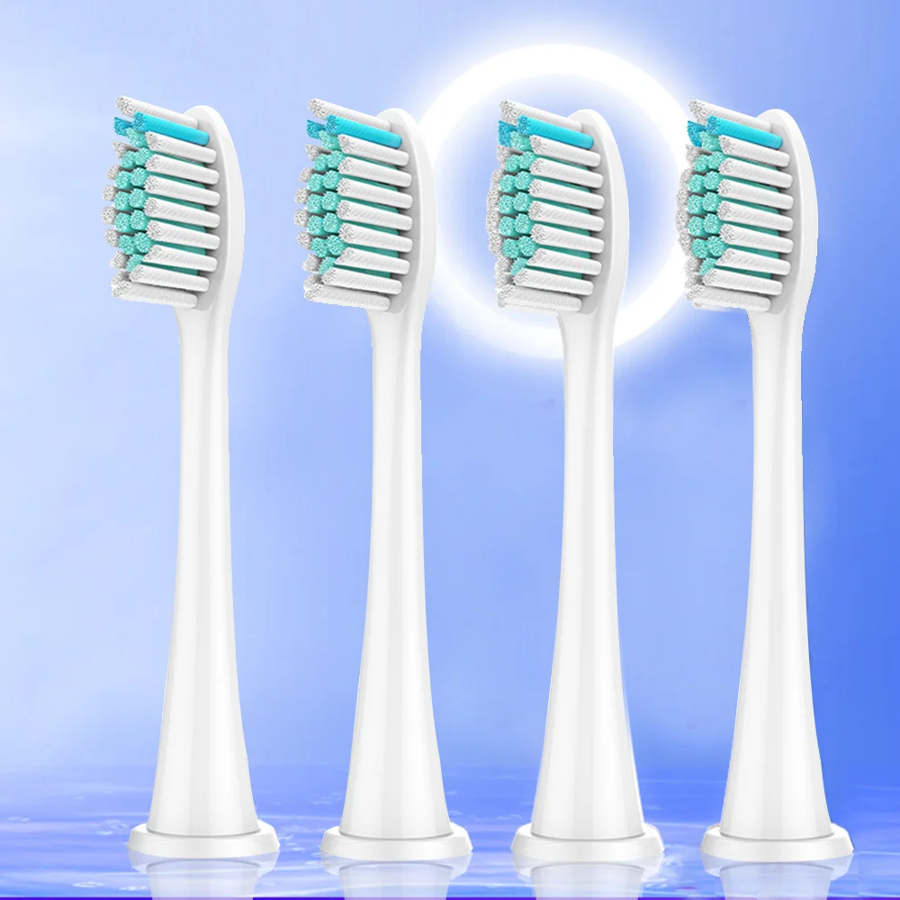 Color: Orange - Electric toothbrush head, replaceable sonic electric toothbrush head, suitable for Philips Sonicare's electric replaceable brush