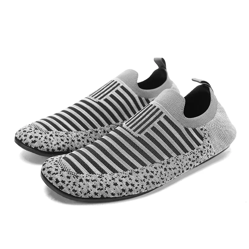 Color: WHITE, Shoe Size: 38 - MAEDEF Mens Shoes Comfortable Casual Shoes Men Home Slippers Lightweight Breathable Walking Moccasins Thin Bottom House Shoes