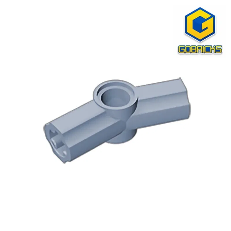 Color: Burgundy - Gobricks GDS-918 Technical, Axle and Pin Connector Angled #3 - 157.5 degrees compatible with lego 32016 Building Blocks