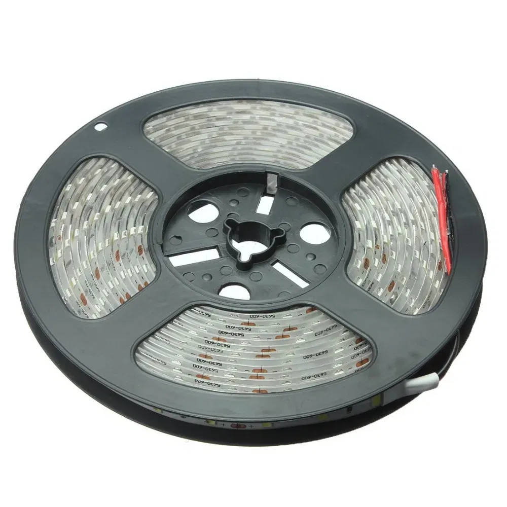Emitting Color: Natural White, Color: Army Green - Led Strip Light 5630 5730 Waterproof 12V Flexible Tape 5m Natural White 4000K Cold White Warm White 3000K 6500K Red Green Blue