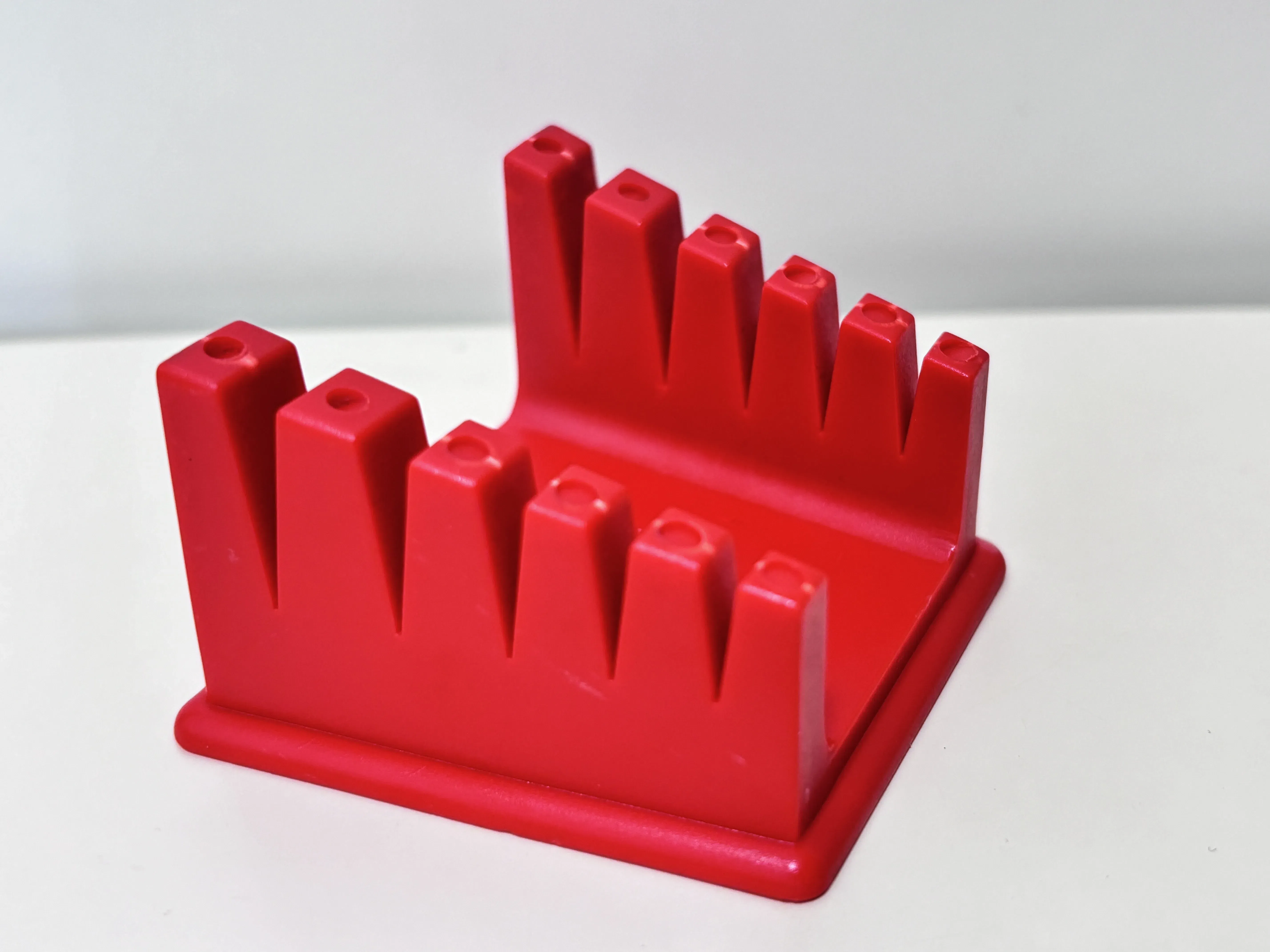 Color: Red - New 3D Printer Parts ABS Welding Wire Fixture with Two Large Suction Magnets Bracket Welding Clamp For Motherboard Soldering
