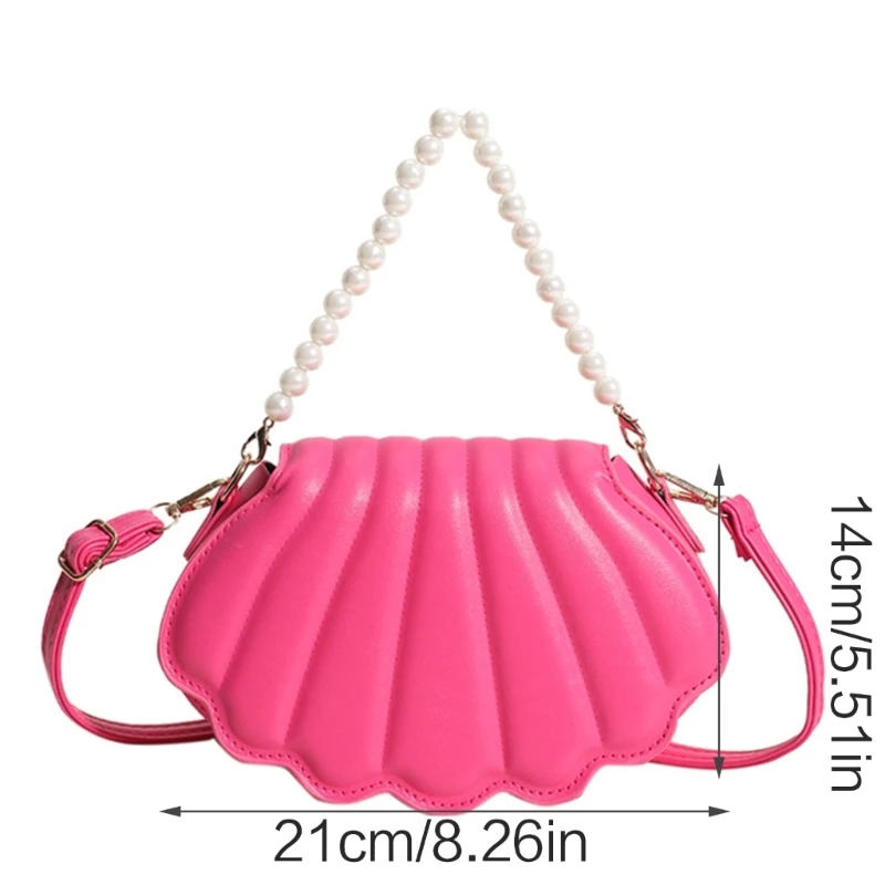 Color: green - All-matching Bag for Women Shoulder Bag Ladies Pearl Chain Handbag Evening Bags Fashion Crossbody Bag