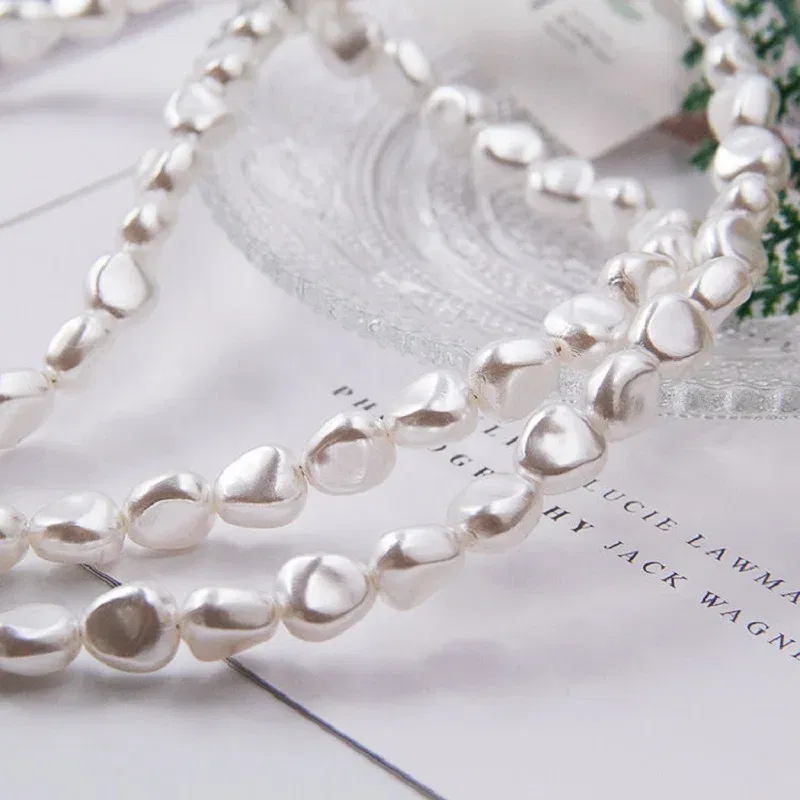 Color: Clear, Bundle: Case & Strap, Material: Aluminum - DIY Luxury Pearl Chain Crossbody Strap Shockproof Acrylic Lanyard Phone Case for iPhone 14 13 12 PRO 15 Pro Max X XS 12 MINI