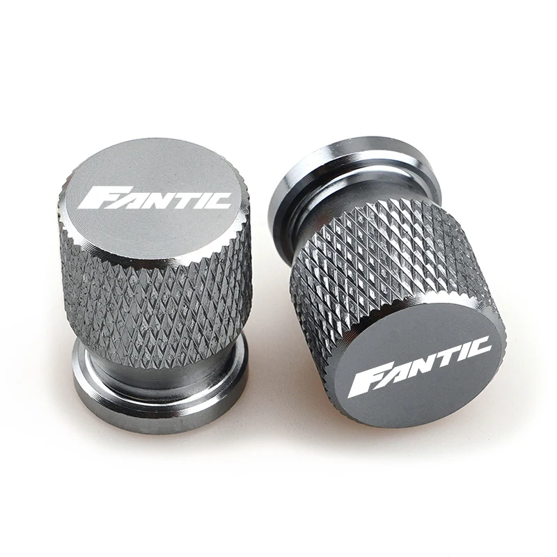 Color: black - Motorcycle Tire Valve Caps Fit For FANTIC CABALLERO FLAT TRACK 125 250 500 RALLY/SCRAMBLER 500 ENDURO RANGE XE125/XEF250 450/XE5