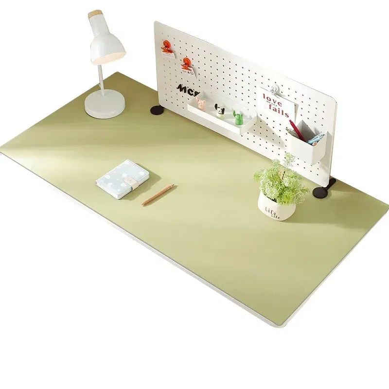 Color: Gold - Large Mouse Pad Extra Big Non-Slip Desk Pad Waterproof PU Leather Desk Table Protector Gaming Mouse Mat for Game Office Work