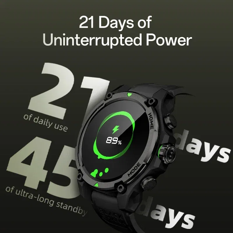 Color: PURPLE, Ships From: CHINA - [World Premiere]Blackshark GS3 Smart Watch Global Version 1.43"AMOLED Display GPS Satellite Positioning 21 Day Battery Life 5ATM
