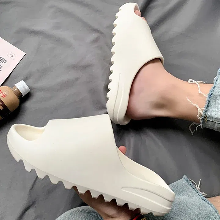 Color: Blue, Shoe Size: 37, Ships From: CHINA - Goosecret Men EVA Platform Cloud Slippers Soft Sole Sandals Non-Slips Bedroom Slides Male Cozy Home Shoes Soft Sole Beach Slides
