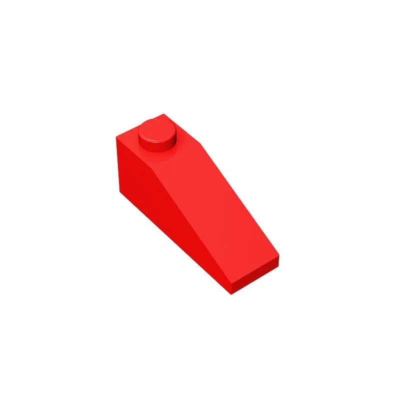 Color: Wood - Gobricks GDS-586 Slope 33 3 x 1 compatible with lego 4286 pieces of children's toys Building Blocks Technical Assembles