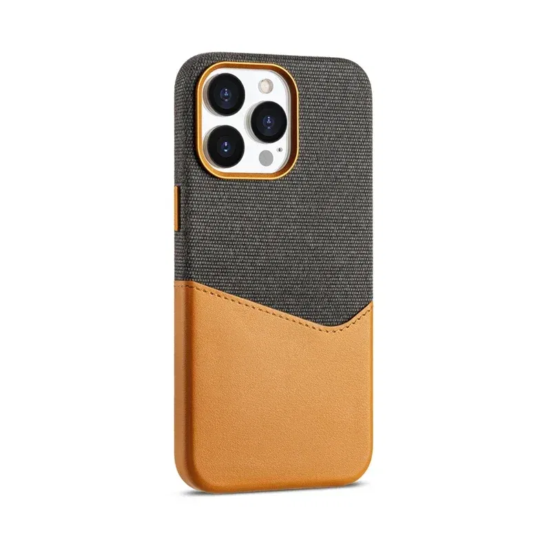 Color: SKY BLUE, Material: Silicon - Card Holder MagSafe Leather Phone Case For iPhone 14 16 Pro Max 13 15 Pro 12 Pocket Wireless Charging Alloy Lens Hit Color Cover