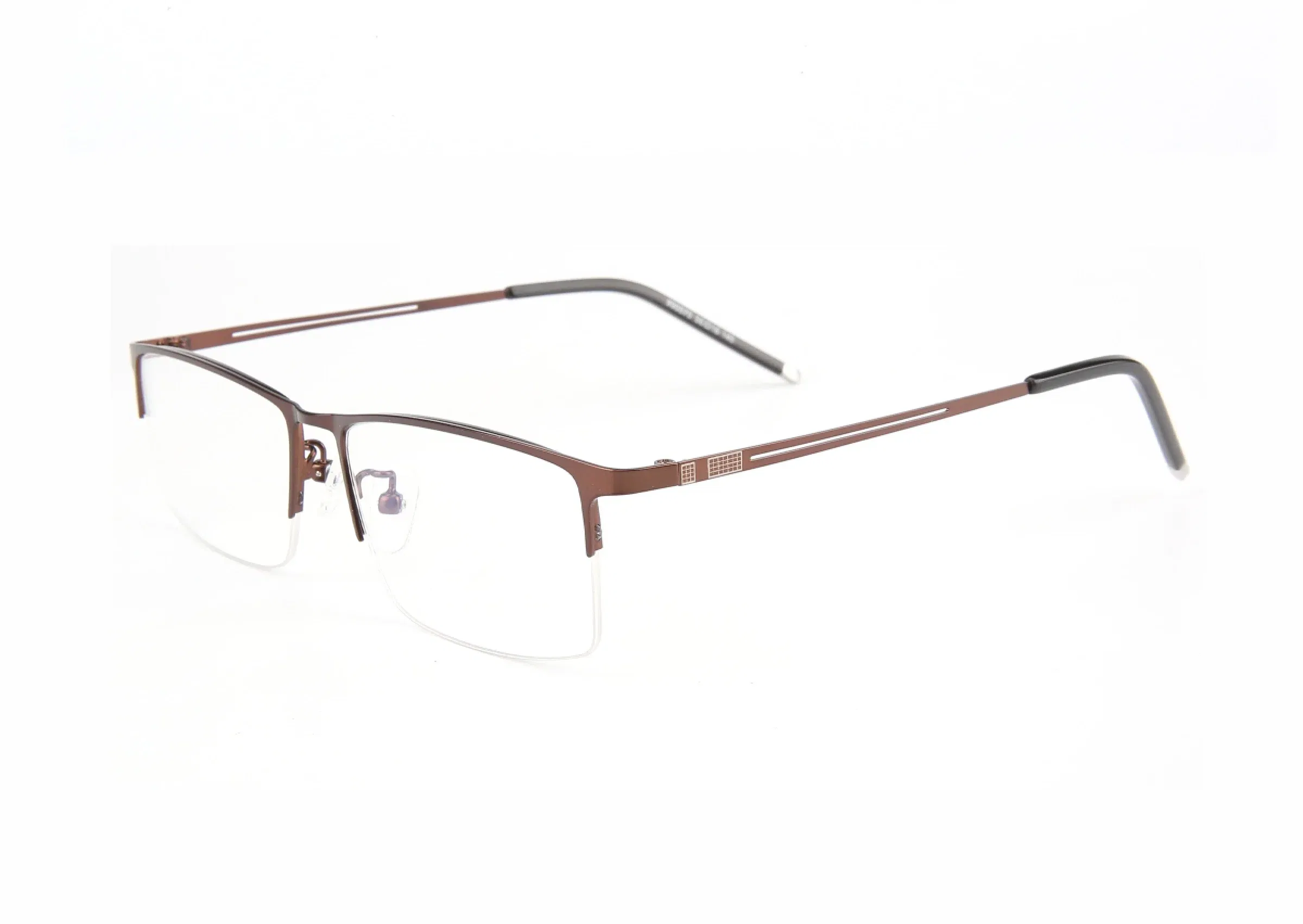 Frame Color: green, Eye Prescription: +150 - Sun Photochromic Finished Myopia Glasses Women Men Metal Half Frame Chameleon Short-sight Eyewear0 -0.5 -0.75 -1.0  To -6.0