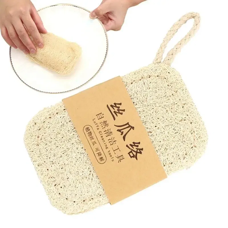 Color: Red, Ships From: spain - Natural Luffa Dish Washing Cloth Sponge Loofah Scrub Pad Dish Pot Easy To Clean Scrubber Sponge Kitchen Clean Brushes Pad