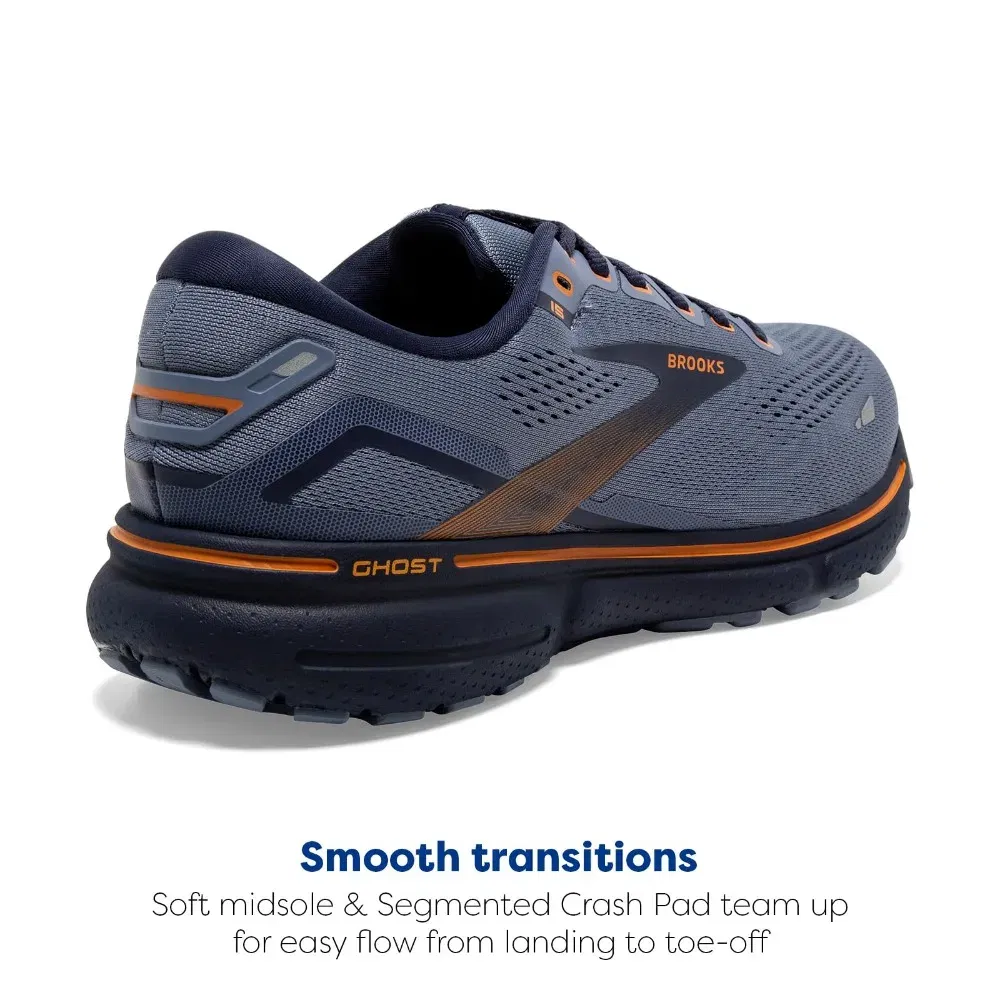 Color: Gold, Shoe Size: 40 - Brooks Ghost 15 Neutral Running & Walking Shoe Men?™s & Women?™s Casual Sneakers Original