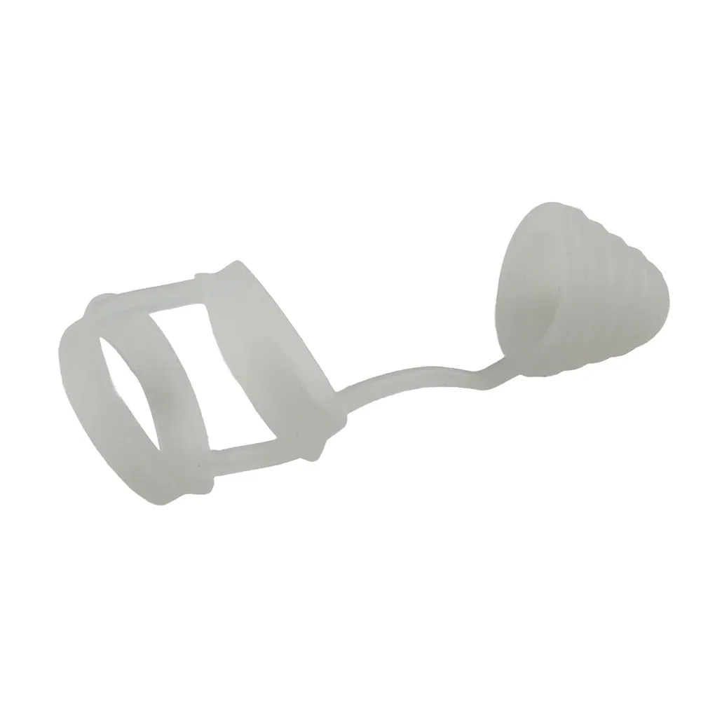 Color: Red - 810 Silicone Rubber Band Fat Bubble Glass Ring Dust Cap Covers for 810 Drip Mouthpiece