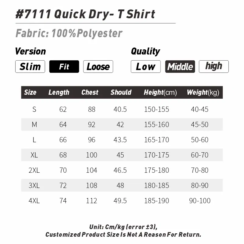 Color: Red, Size: M, Ships From: CN - Men's t-shirt quick-drying sports top, custom logo running T-shirt, trainer fitness shirt