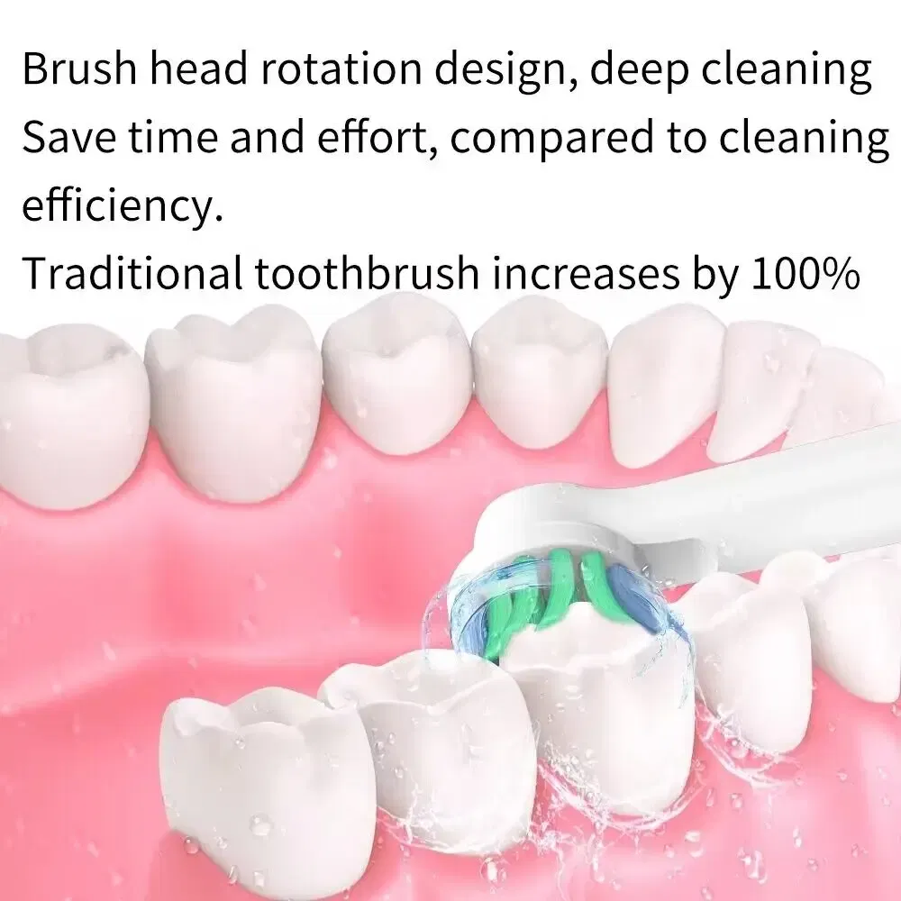 Color: Pink - Toothbrush Replacement Heads Refill for Oral B Electric Toothbrush Pro1000 Pro 3000 Pro5000 Pro7000 Vitality Floss Action
