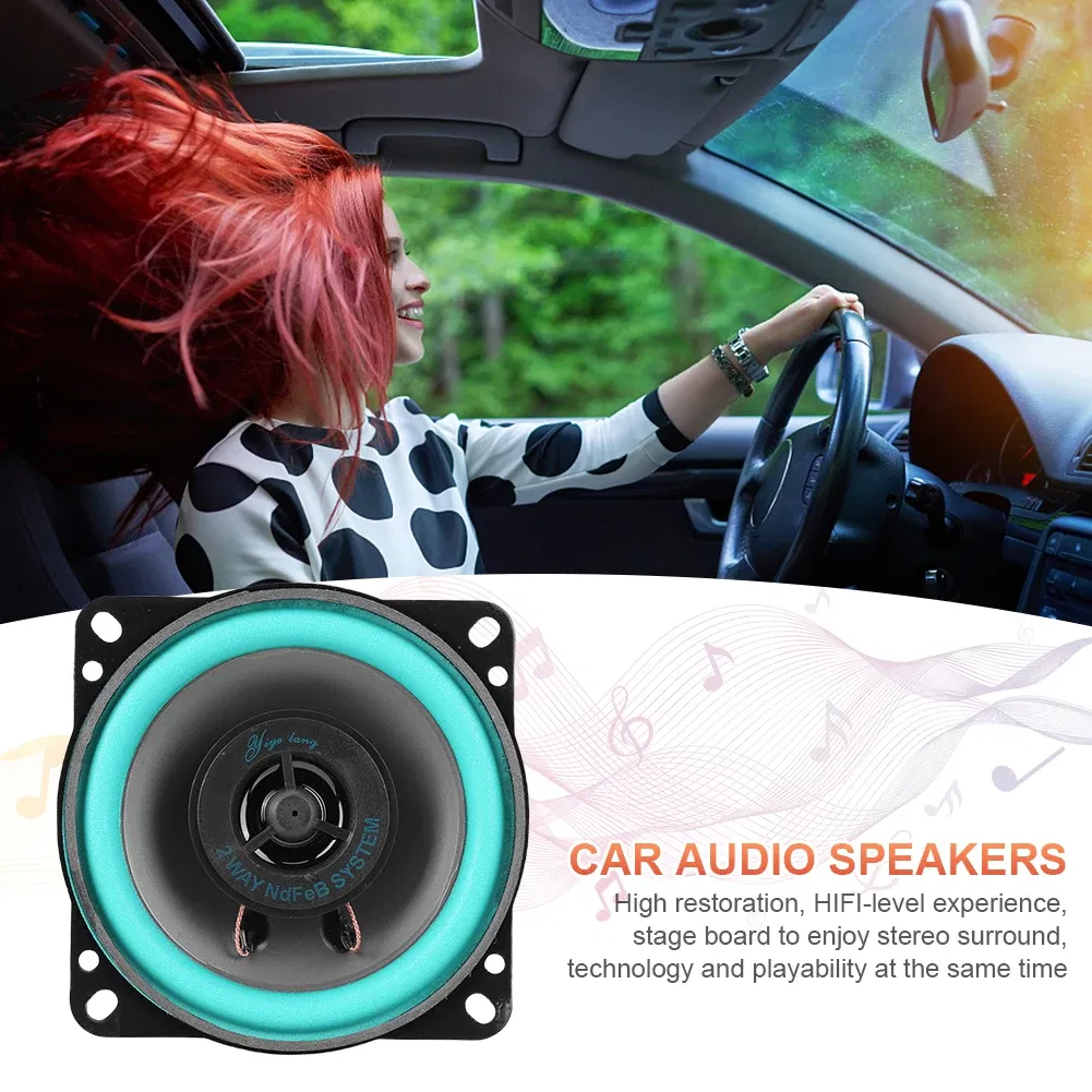 Size: 7" - Car Speakers 4/ 5 /6.5 Inch HiFi Coaxial Automotive Subwoofer Car Audio Music Stereo Speakers Audio Amplifier for Car Auto Horn