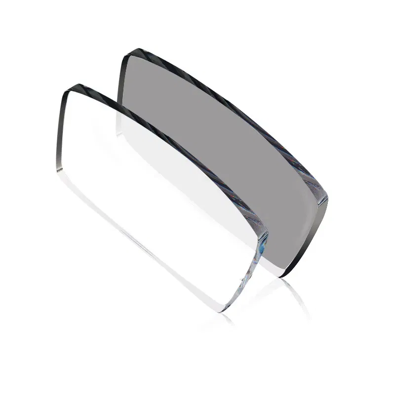 Lenses Color: Dark Brown, Lens Index: 1.74 - Photochromism Gray Brown 1.56 1.61 1.67 Index Aspheric Lenses UV-proof Myopia Hyperopia Outdoor Prescription Sun Optics Glasses