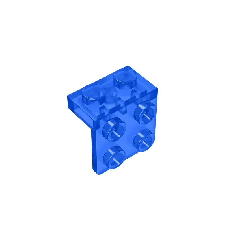 Color: VIOLET/?«?—?…° - Gobricks GDS-641 ANGLE PLATE 1X2 / 2X2 compatible with lego 44728 21712 92411 children's DIY Educational Building Blocks