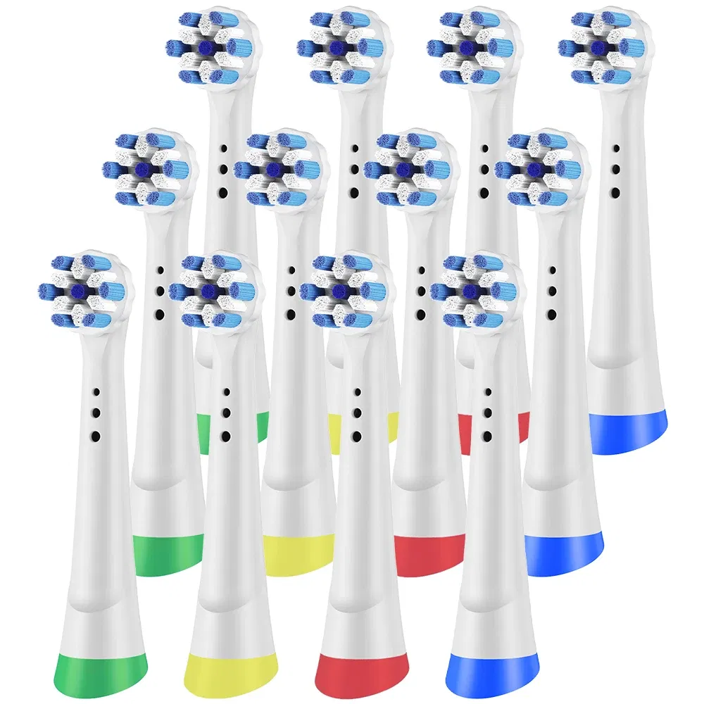Color: Brown - Compatible with Oral B iO Electric Toothbrush Replacement Toothbrush Brush Heads, Toothbrush Head for iO 2/3/4/5/6/7/8/9/10