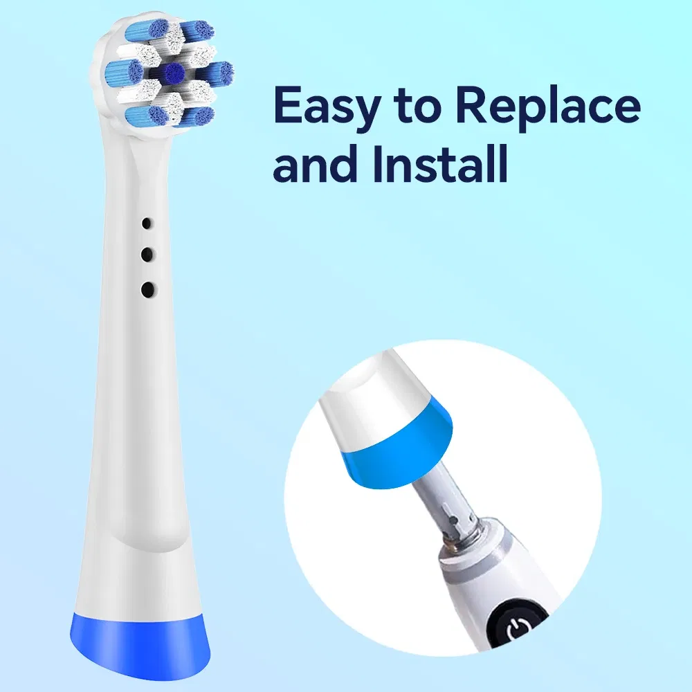 Color: Brown - Compatible with Oral B iO Electric Toothbrush Replacement Toothbrush Brush Heads, Toothbrush Head for iO 2/3/4/5/6/7/8/9/10