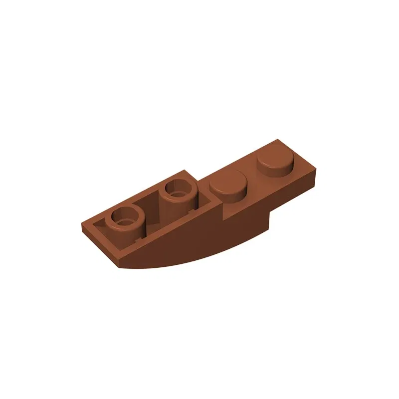 Color: Light Grey - Gobricks GDS-731 BRICK 1X4X1 INV. BOW compatible with lego 13547 children's DIY Educational Building Blocks Technical