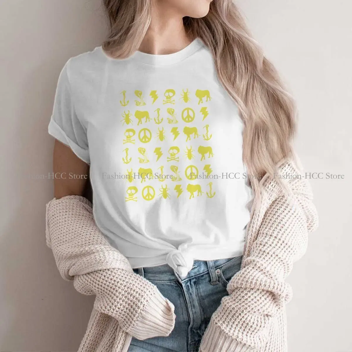 Color: WHITE, Size: XXXL - Breaking Bad TShirts Jesse Pinkman Yellow Icons Personalize Men's T Shirt New Trend Clothing