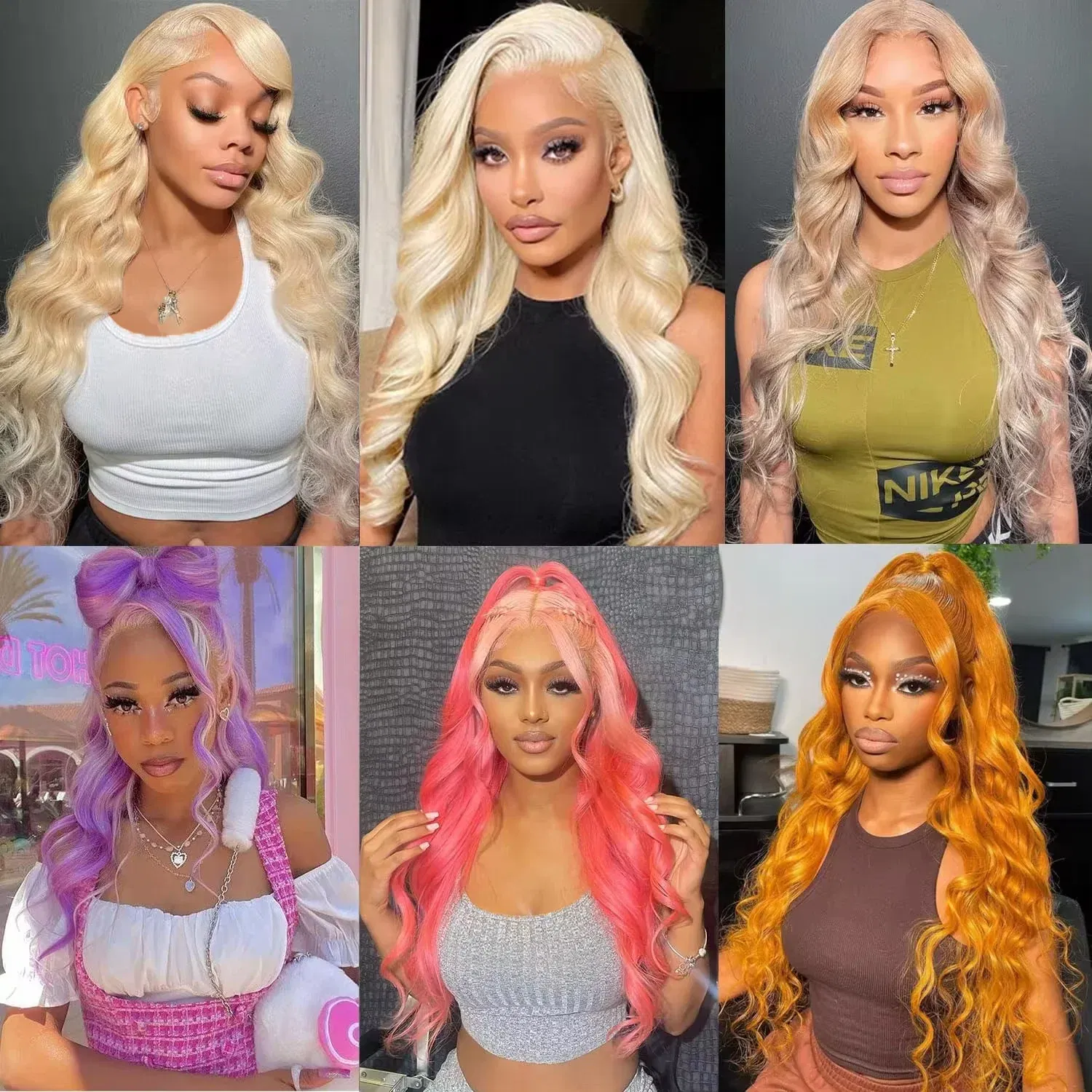 Hair Color: #16, Stretched Length: 18inches, Density: 100%, Ships From: CHINA - Blonde 613 HD Lace Frontal Wig 13x6 Body Wave HD Lace Frontal Wig 613 Colored Human Hair Wigs 30 Inch Long Loose Deep Wig Blonde