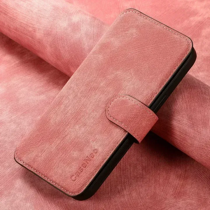 Color: Pink, Material: PVC - For Poco F8 Ultra F7 X7 X6 M6 M7 Pro 5G Luxury Case RFID Leather 2IN1 Detachable Book Funda Xiaomi Poco F6 X5 X 6 F 8 Flip Cover