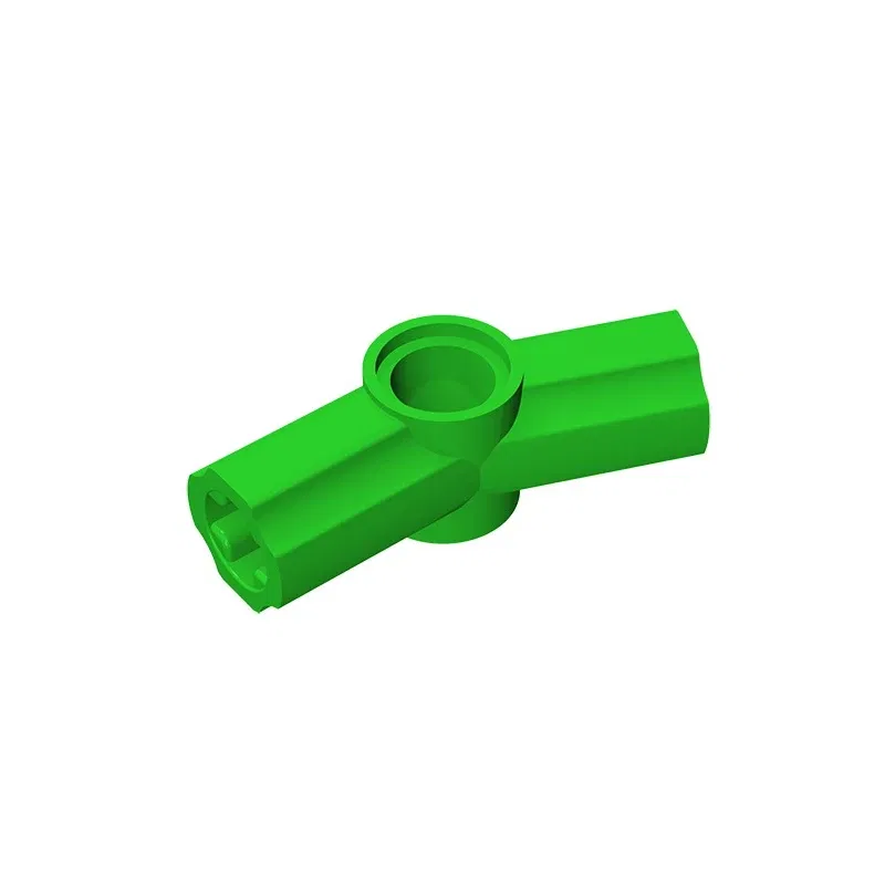 Color: Light  Blue - Gobricks GDS-918 Technical, Axle and Pin Connector Angled #3 - 157.5 degrees compatible with lego 32016 Building Blocks
