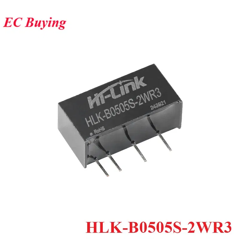 Color: MAROON - DC-DC Isolated Switching Power Module 5V to 5V 9V 12V 2W Power Supply Short Circuit Protection HLK-B0505S-2WR3 HLK-B0512S-2WR3