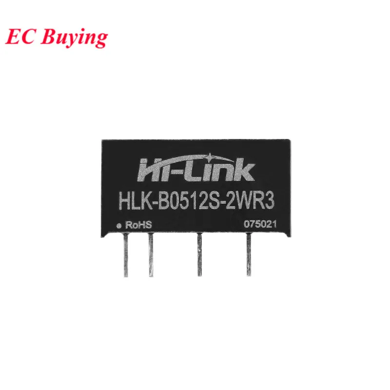 Color: MAROON - DC-DC Isolated Switching Power Module 5V to 5V 9V 12V 2W Power Supply Short Circuit Protection HLK-B0505S-2WR3 HLK-B0512S-2WR3