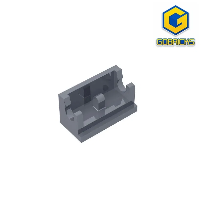Color: army green - Gobricks 10PCs Building Blocks MOC Assembles Parts Compatible With 3937  DIY enlighten Block Bricks Educational Gift Toys 2022