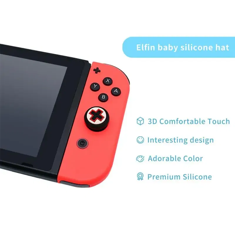 Color: Light Purple, Ships From: Russian Federation - for Nintendo Switch Joycon Thumbstick Caps Silicone Rocker Case Joystick Cover Protective Cover Joy Con Grip Cap for Switch OLED