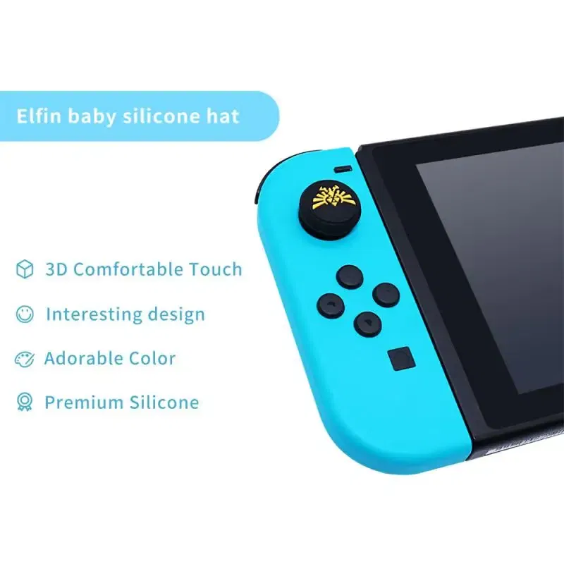 Color: Light Purple, Ships From: Russian Federation - for Nintendo Switch Joycon Thumbstick Caps Silicone Rocker Case Joystick Cover Protective Cover Joy Con Grip Cap for Switch OLED