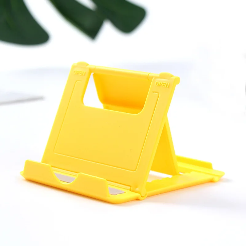 Color: Red - Table Phone Holder Bracket Desktop Stand For iPad iPhone Samsung Xiaomi Huawei Folding Universal Mobile Phone Stand