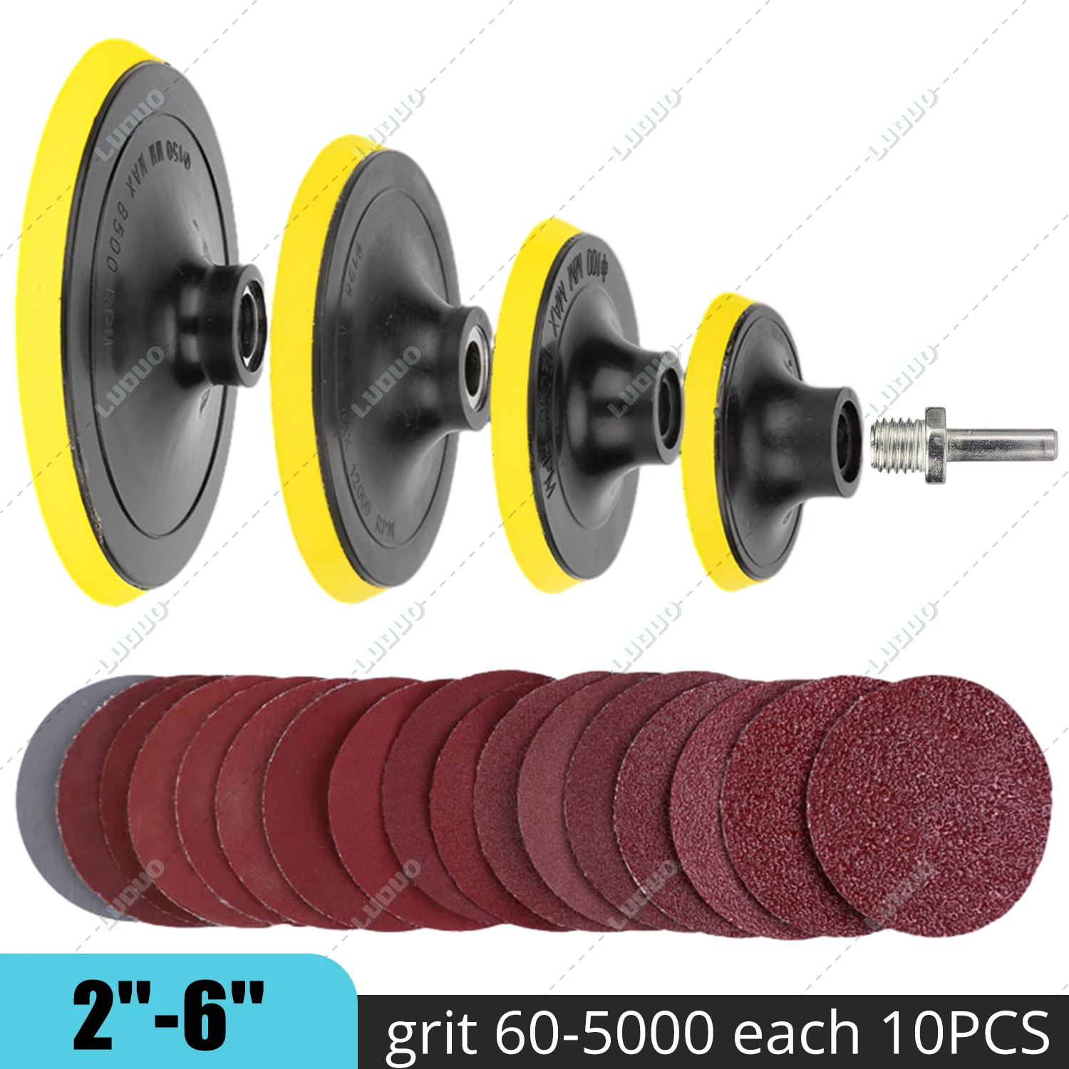 Color: Gold, Ships From: CHINA, Model: 8000 - 2 3 4 5 6 Inch Round Sandpaper Disk Hook & Loop Sanding Disc Sanding Paper Sheet For Wood Steel Jewelry Car Detailing Polishing
