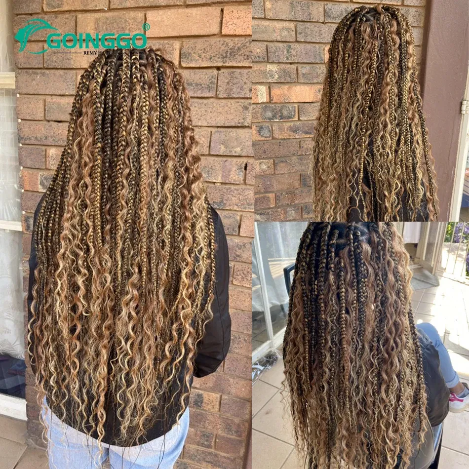 Color: 4/27HL, Stretched Length: 22INCHES - Pre-Colored Brazilian Deep Wave Bulk Human Hair No Weft Remy Bulk Human Hair 14 To 28 Inch Bulk Hair Extension Crochet Braids