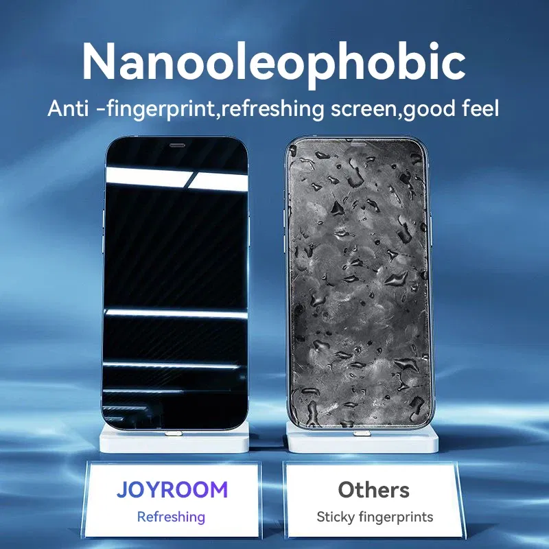 Bundle: bundle 18, Material: pet - Joyroom 1/2/3pcs HD Glass Screen Protector for iPhone 16 15 14 13 12 11 Pro Max Full Screen Tempered Glass Protection for iPhone
