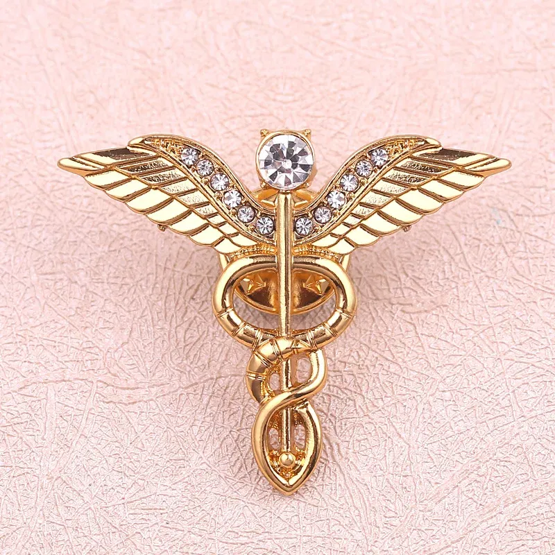 Metal color: Gold-color, Ships From: CHINA - Medical Pins Icons Medical Helicopter Intestine Tissue Blood Capillary Biology Chemistry Brooches Nursing Accessories And Gifts