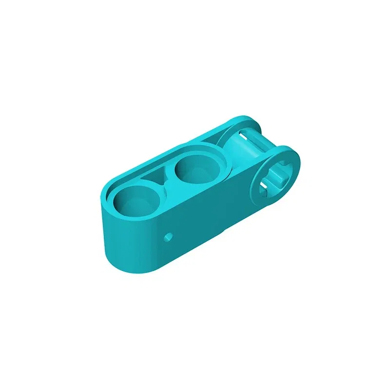 Color: VIOLET/?«?—?…° - Gobricks GDS-936 Technical, Axle and Pin Connector Perpendicular 3L with 2 Pin Holes compatible with lego 42003 Assembles
