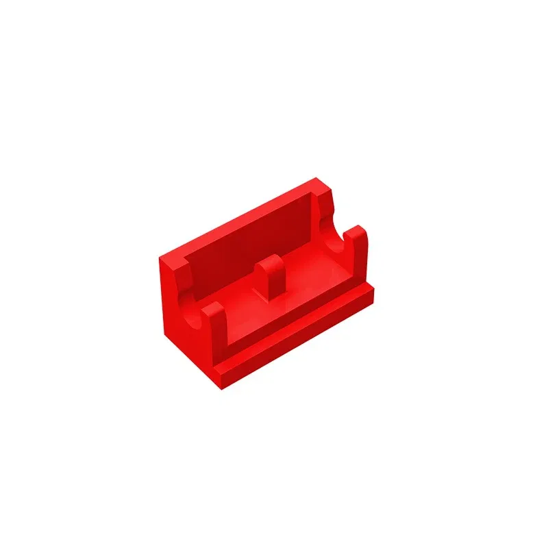 Color: Burgundy - Gobricks 10PCs Building Blocks MOC Assembles Parts Compatible With 3937  DIY enlighten Block Bricks Educational Gift Toys 2022