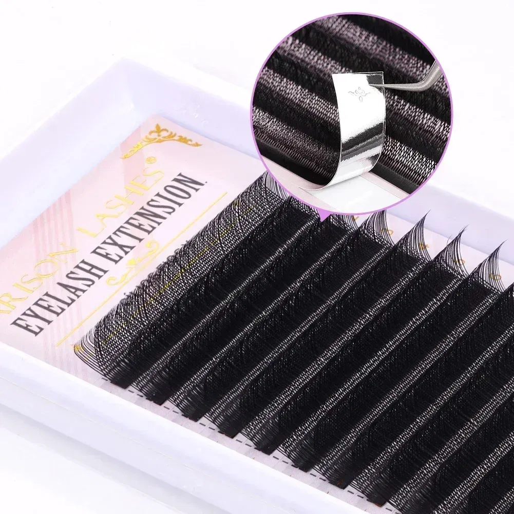 Color: Other, Curl: C, Thickness: 0.07mm, Length: 15mm - ARISON YY Lashes and 3D/4D/5D W Shape Lashes Brasileiro Premade Volume Eyelashes Extension Soft Thin Easily Grafting Extension