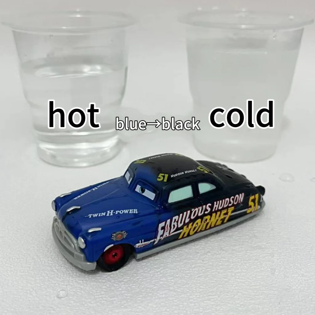 Color: Coffee - Pixar Cars 3 Temperature-variable Model Disney Lightning Mcqueen Racing Family Mack Uncle Car Toy Boy Girl Children Toys Gift